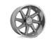 Asanti Windmill Titanium Brushed 6-Lug Wheel; 20x12; -40mm Offset (04-08 F-150)