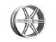 Asanti Alpha 6 Brushed Silver 6-Lug Wheel; 20x9; 30mm Offset (07-13 Sierra 1500)