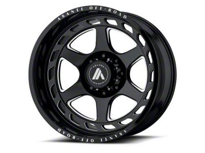 Asanti Anvil Gloss Black Milled 6-Lug Wheel; 20x10; -18mm Offset (07-13 Sierra 1500)