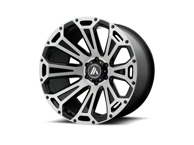 Asanti Cleaver Black-Brushed 6-Lug Wheel; 20x12; -40mm Offset (07-13 Sierra 1500)