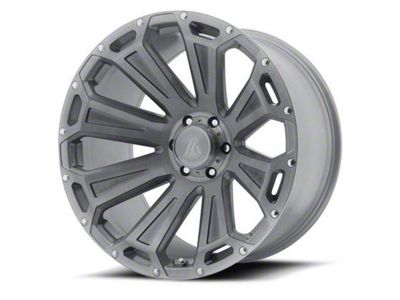 Asanti Cleaver Titanium Brushed 6-Lug Wheel; 20x12; -40mm Offset (07-13 Sierra 1500)