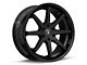 Asanti Kaiser Satin Black with Gloss Black Lip 6-Lug Wheel; 22x9.5; 30mm Offset (07-13 Sierra 1500)