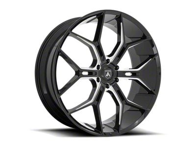 Asanti Monarch Truck Gloss Black Milled 6-Lug Wheel; 26x10; 20mm Offset (07-13 Sierra 1500)