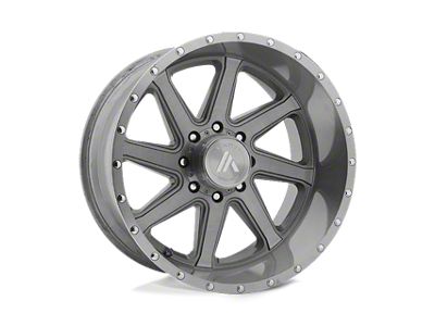 Asanti Windmill Titanium Brushed 6-Lug Wheel; 20x10; -20mm Offset (07-13 Sierra 1500)