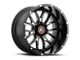 Asanti Carbine Satin Black Milled 8-Lug Wheel; 20x9; 18mm Offset (11-14 Sierra 2500 HD)