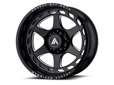 Asanti Anvil Gloss Black Milled 6-Lug Wheel; 20x10; -18mm Offset (07-13 Silverado 1500)