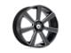 Asanti Apollo Satin Black Milled 6-Lug Wheel; 24x9; 15mm Offset (07-13 Silverado 1500)