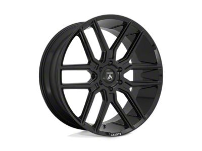 Asanti Baron Gloss Black 6-Lug Wheel; 20x9; 15mm Offset (07-13 Silverado 1500)