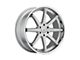 Asanti Kaiser Brushed Silver Chrome Lip 6-Lug Wheel; 22x9.5; 30mm Offset (07-13 Silverado 1500)