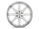 Asanti Kaiser Brushed Silver Chrome Lip 6-Lug Wheel; 22x9.5; 30mm Offset (07-13 Silverado 1500)