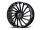 Asanti Matar Gloss Black 6-Lug Wheel; 20x8.5; 15mm Offset (07-13 Silverado 1500)