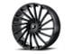 Asanti Matar Gloss Black 6-Lug Wheel; 20x8.5; 30mm Offset (07-13 Silverado 1500)