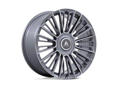 Asanti Premier Anthracite Brushed 6-Lug Wheel; 22x9.5; 25mm Offset (07-13 Silverado 1500)