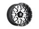 Asanti Ballistic Gloss Black Milled 8-Lug Wheel; 20x9; 18mm Offset (11-14 Silverado 2500 HD)