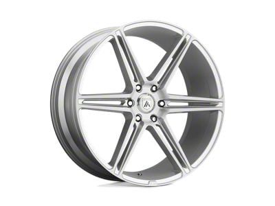 Asanti Alpha 6 Brushed Silver 6-Lug Wheel; 20x9; 30mm Offset (07-14 Tahoe)