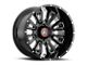 Asanti Blackhawk Gloss Black Milled 6-Lug Wheel; 20x9; 18mm Offset (07-14 Tahoe)