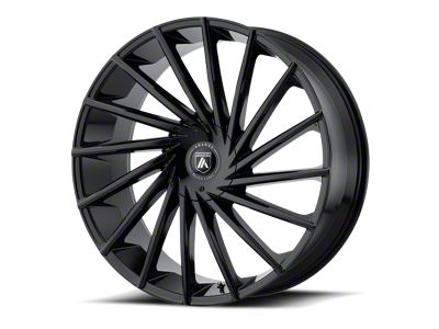 Asanti Matar Gloss Black 6-Lug Wheel; 22x9; 15mm Offset (07-14 Yukon)