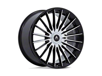 Asanti Viceroy Gloss Black with Machined Face 6-Lug Wheel; 26x10; 30mm Offset (07-14 Yukon)