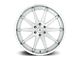 Asanti Emperor Brushed Silver with Chrome Lip 6-Lug Wheel; 24x10; 30mm Offset (09-14 F-150)