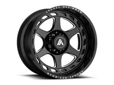 Asanti Anvil Gloss Black Milled 8-Lug Wheel; 20x10; -18mm Offset (10-18 RAM 2500)