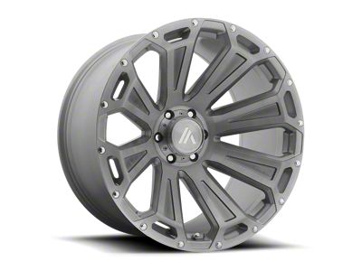 Asanti Cleaver Titanium Brushed 8-Lug Wheel; 20x10; -12mm Offset (10-18 RAM 3500 SRW)