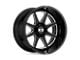 Asanti Warthog Satin Black Milled 8-Lug Wheel; 22x12; -44mm Offset (10-18 RAM 3500 SRW)