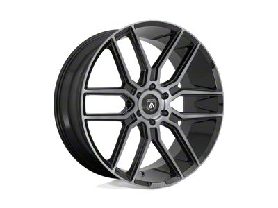 Asanti Baron Gloss Black with Gray Tint 6-Lug Wheel; 22x9.5; 30mm Offset (14-18 Sierra 1500)