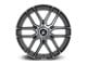 Asanti Baron Gloss Black with Gray Tint 6-Lug Wheel; 20x9; 30mm Offset (14-18 Sierra 1500)