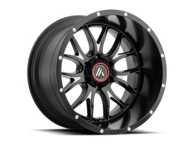 Asanti Carbine Satin Black Milled 6-Lug Wheel; 20x9; 40mm Offset (14-18 Sierra 1500)