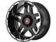 Asanti Enforcer Gloss Black Milled 6-Lug Wheel; 20x9; 18mm Offset (14-18 Sierra 1500)