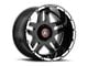 Asanti Enforcer Gloss Black Milled 6-Lug Wheel; 17x8.5; 25mm Offset (14-18 Sierra 1500)