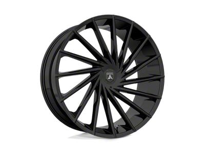 Asanti Matar Gloss Black 6-Lug Wheel; 24x9; 15mm Offset (14-18 Sierra 1500)