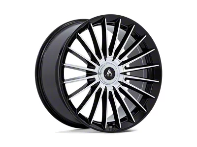 Asanti Viceroy Gloss Black with Machined Face 6-Lug Wheel; 24x10; 30mm Offset (14-18 Sierra 1500)