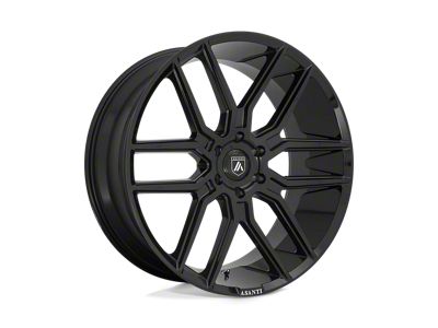 Asanti Baron Gloss Black 6-Lug Wheel; 20x9; 30mm Offset (15-20 F-150)