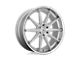 Asanti Emperor Brushed Silver with Chrome Lip 6-Lug Wheel; 24x10; 30mm Offset (15-20 F-150)