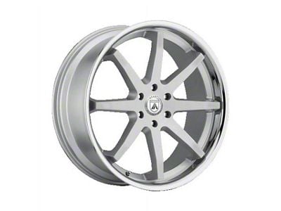 Asanti Kaiser Brushed Silver Chrome Lip 6-Lug Wheel; 22x9.5; 30mm Offset (15-20 Tahoe)