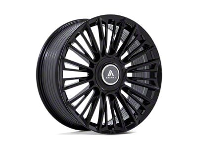 Asanti Premier Gloss Black 6-Lug Wheel; 26x10; 30mm Offset (15-20 Yukon)