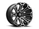 Asanti Cleaver Black Brushed 8-Lug Wheel; 22x10; -12mm Offset (17-22 F-350 Super Duty SRW)