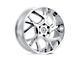 Asanti ABL-16 Chrome 6-Lug Wheel; 20x8.5; 30mm Offset (2024 Ranger)