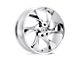 Asanti ABL-17 Chrome 6-Lug Wheel; 20x8.5; 30mm Offset (2024 Ranger)