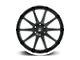 Asanti Emperor Gloss Black Milled with Chrome Lip 6-Lug Wheel; 22x10; 30mm Offset (2024 Ranger)