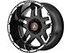 Asanti Enforcer Gloss Black Milled 6-Lug Wheel; 20x9; 18mm Offset (99-06 Sierra 1500)
