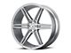 Asanti Alpha 6 Brushed Silver 6-Lug Wheel; 22x10; 30mm Offset (99-06 Silverado 1500)