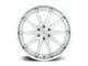 Asanti Emperor Brushed Silver with Chrome Lip 6-Lug Wheel; 22x10; 30mm Offset (99-06 Silverado 1500)