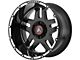 Asanti Enforcer Gloss Black Milled 6-Lug Wheel; 20x9; 18mm Offset (99-06 Silverado 1500)