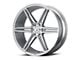 Asanti Alpha 6 Brushed Silver 6-Lug Wheel; 22x10; 30mm Offset (23-24 Canyon)