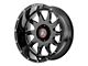 Asanti Ballistic Gloss Black Milled 6-Lug Wheel; 20x9; 18mm Offset (23-24 Canyon)