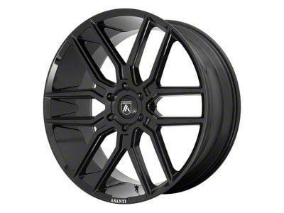 Asanti Baron Gloss Black 6-Lug Wheel; 22x9.5; 30mm Offset (23-24 Canyon)