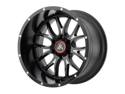 Asanti Carbine Satin Black Milled 6-Lug Wheel; 20x12; -44mm Offset (23-24 Canyon)