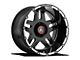 Asanti Enforcer Gloss Black Milled 6-Lug Wheel; 20x12; -44mm Offset (23-24 Canyon)